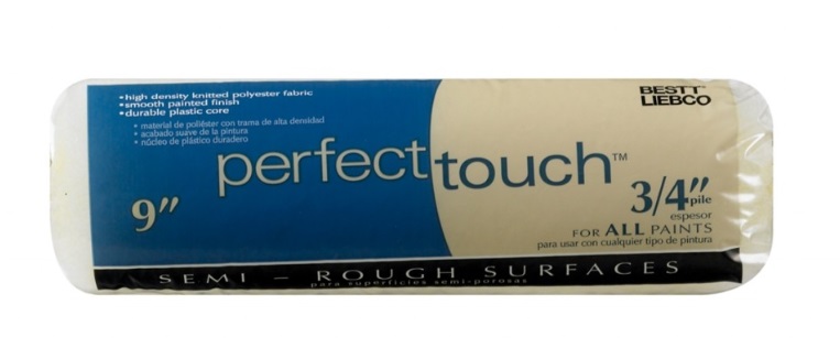 Валик малярный Bestt Liebco 118234900 Perfect Touch из полиэстера, средний ворс 3/4 дюйма, Rubberset 9 дюймов (12 шт.)