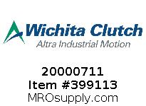 Wichita 20000711 6-612-005-000-0000 12.4 HSD LESS COLLET