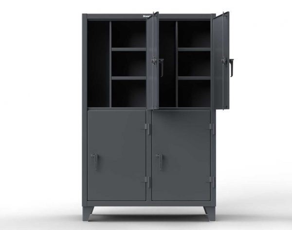 StrongHold 46-24-2TPL Industrial Locker 50x24x72 8 Shelves