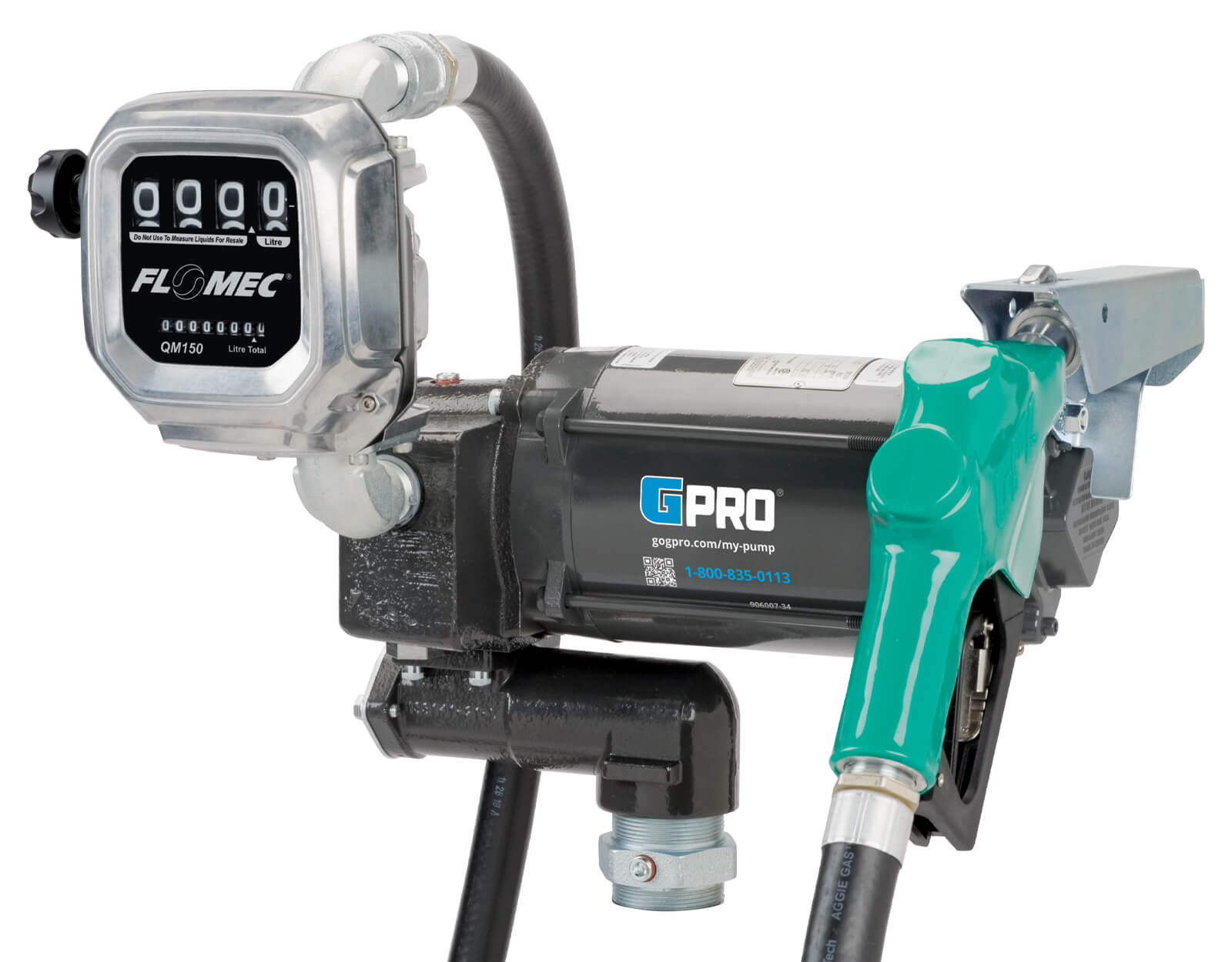 Насос лопастной электрический для перекачки топлива GPI 504000-73 PRO35-115AD/QM150L8N AC GPRO