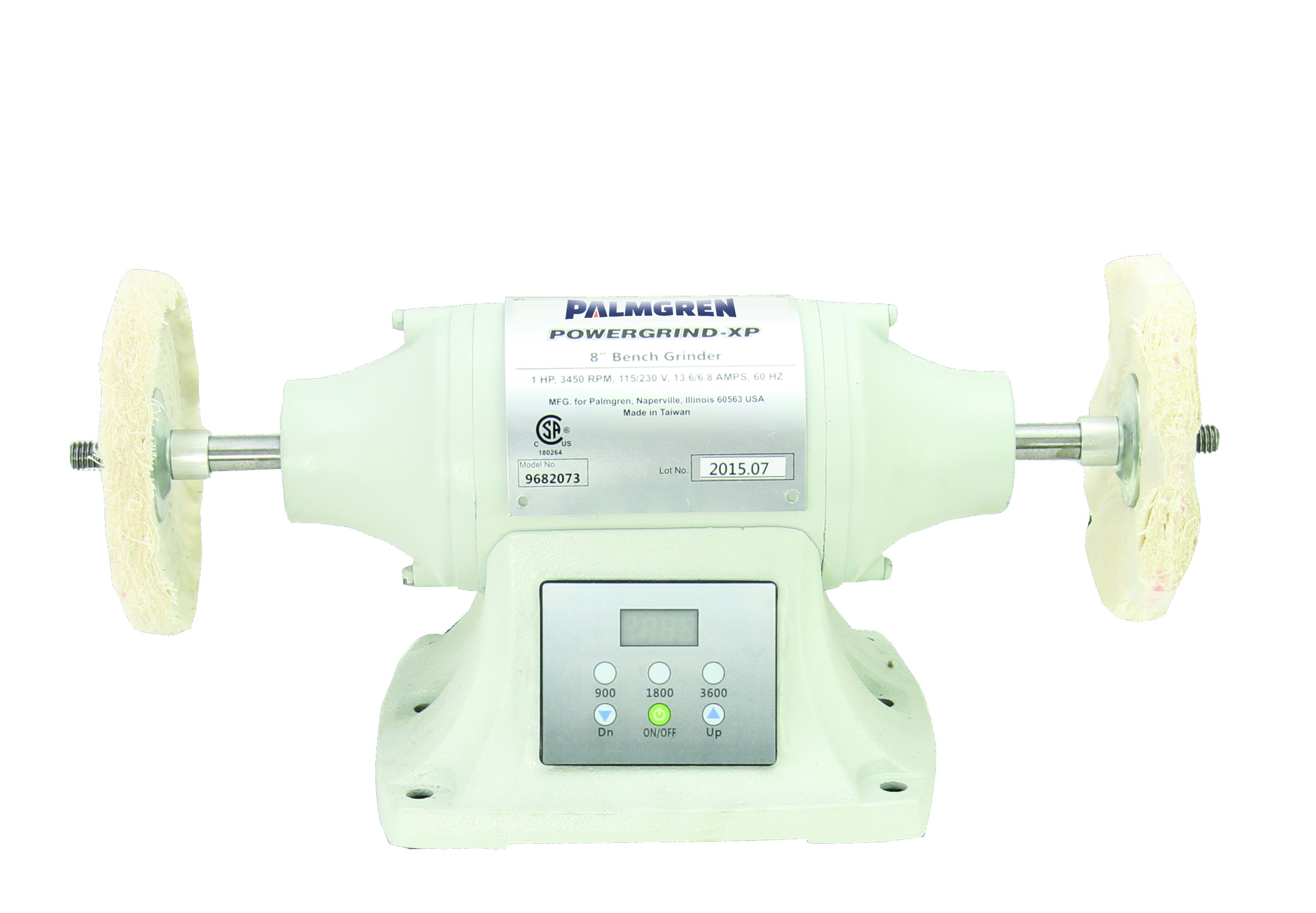 Palmgren 9682106 82106 6" 3/4HP 115/240V СТАНОК-ПОЛИРОВЩИК С РЕГУЛИРУЕМОЙ СКОРОСТЬЮ
