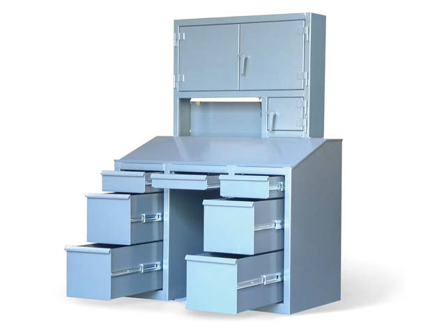 StrongHold SD-15308 Industrial Shop Desk с ящиками и подсветкой 60x32x72