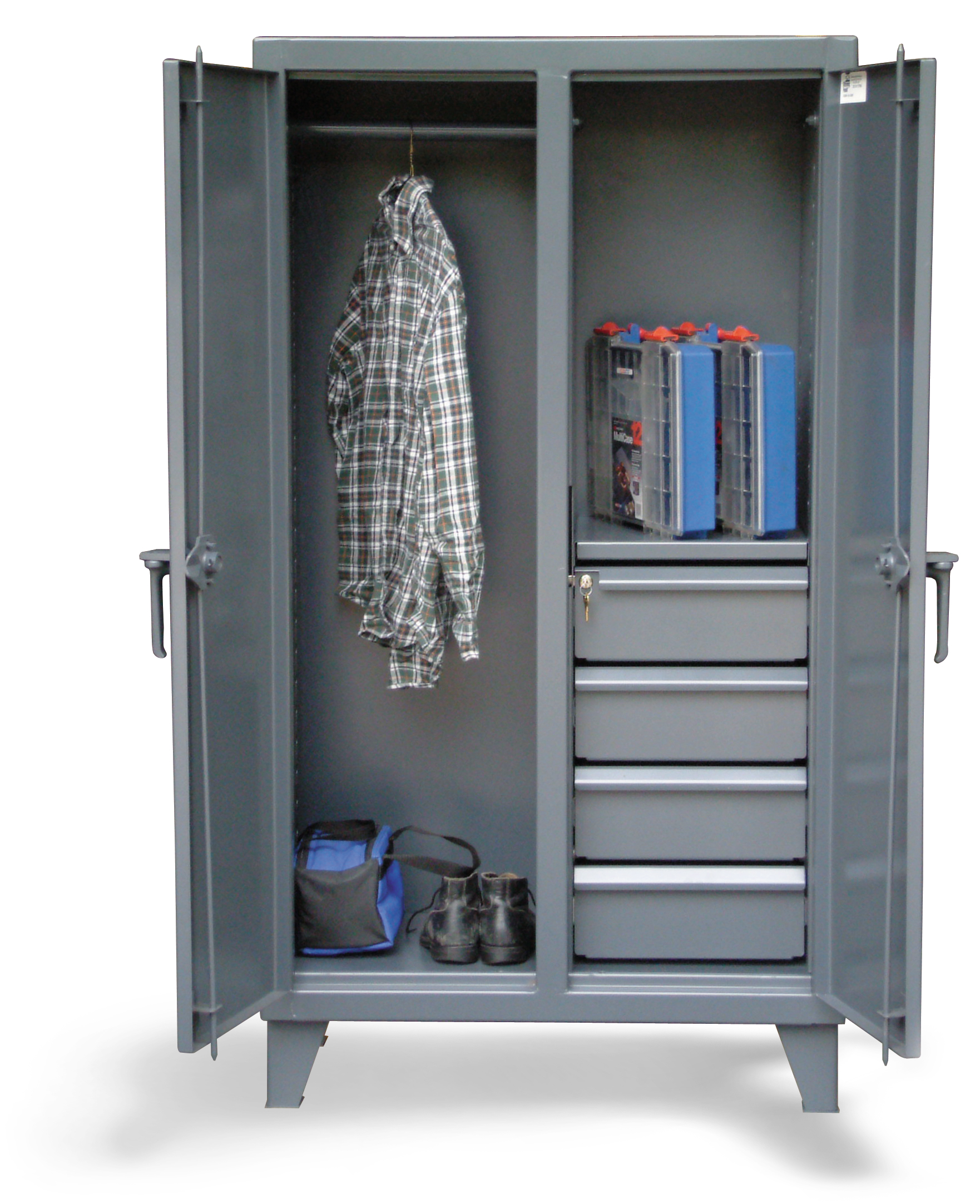 Шкафчик StrongHold WD-15294 для униформы с 4 ящиками 36x18x60, 1 полка