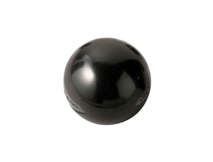 Ручка-шар Davies Molding 0033-F из термореактивного фенола с резьбовым отверстием, черная (Диаметр=1.375, Высота=1.33, Диаметр ступицы=0.625, Резьба=3/8-16, Глубина резьбы=0.5)