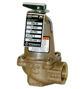 Клапан предохранительный Bell & Gossett 110768 1170-55 ASME со специальными настройками давления