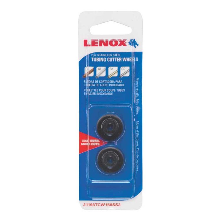 Режущее колесо для трубореза Lenox 21193TCW158SS2 TCW158SS2 для нержавеющей стали, 2 шт./уп. TCW158SS2