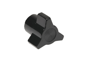 Davies Molding 3022-C Трехручная термореактивная фенольная ручка-барашек с внутренней резьбой, черная (Диаметр=0.88, Высота=0.75, Диаметр ступицы=0.5, Резьба=1/4-20, Длина/глубина резьбы=0.375)