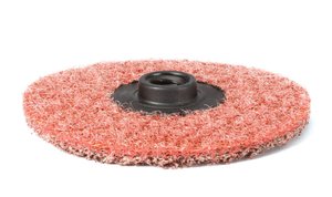 United Abrasives SAIT 77202 диски поверхностной обработки Sait-Lok (диаметр 1-1/2 дюйма, цвет бордовый, класс средний)
