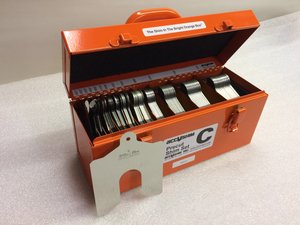 НАБОР ПРОКЛАДОК-ПЛАСТИН ACCUSHIM SLOTTED SHIMS C-MINI C (4"x 4") ИЗ НЕРЖАВЕЮЩЕЙ СТАЛИ 304