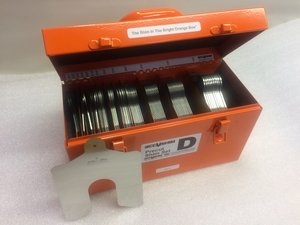 Набор калиброванных щупов ACCUSHIM D-MINI D (5"x5") из нержавеющей стали 304