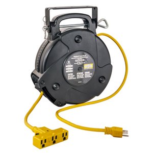 Катушка для удлинителя Hubbell Wiring HBLC40123TT, 40 футов, 15A/125V, с тройным отводом