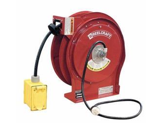 Кабельный барабан Reelcraft L 5550 123 7 с двойной розеткой GFCI QS12 50ft 12 AWG/3 Cond 15 AL 5550 123 7 – 12/3 50 футов с блоком двойной розетки и GFCI