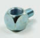 Переходник Lubesite 20-4 1/4-28(M) x 1/8 NPT(F) 90 градусов, обычное покрытие