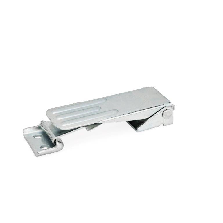 Защелка JW Winco 400ENGY/A 400, сталь, оцинкованная, 4.65 дюйма длина, 0.87 дюйма высота, без предохранительного зацепа, удерживающая способность 4000 Н (899 lbf)