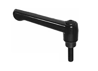 Te-Co 70640 Zinc Classic Stud Style Steel - дюймовая, резьба 5/16-18, длина G 0.590", общая высота 2.360", черный цвет, черное порошковое покрытие, 1 монтажное отверстие