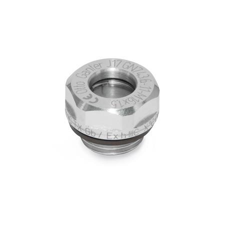 JWWINCO 743.6-14-G1/2 GN743.6-14-G1/2 Маслоуказатель из алюминия с взрывозащитой ATEX