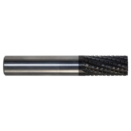 Cleveland C95500 STYLE 3200 3/8X2X4 CFRP Burr End Nicked Router — концевая фреза