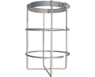 Защитная решетка RAB GD100BAR GUARD VAPORPROOF 100 SERIES с хомутом для провода, плоское дно