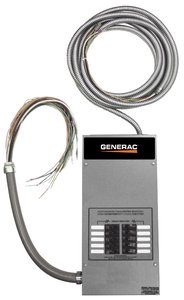 Generac RXG10EZA1 Автоматический переключатель резерва (ATS) на 50 Ампер, 10 цепей, корпус NEMA 1, CUL