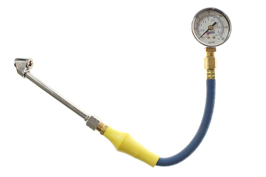 Манометр Coilhose TGA060 с двойным наконечником chuck, 0-60 PSI