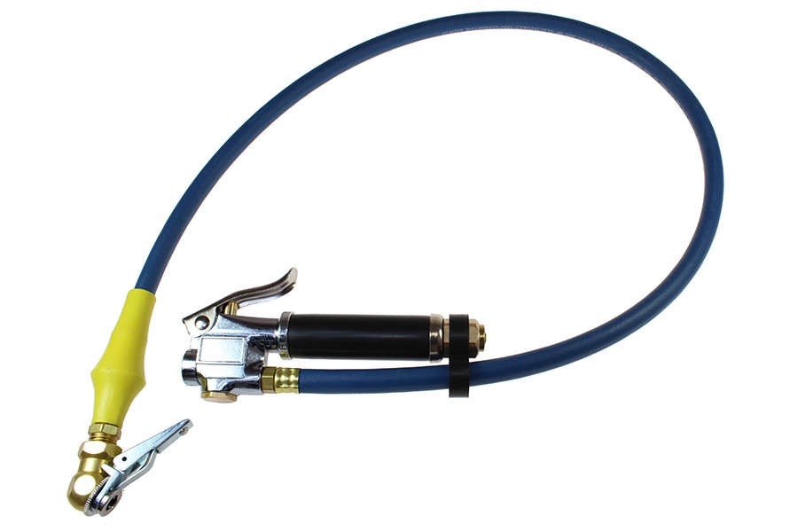 Манометр-инфлятор Coilhose TGC138 с клапаном сброса давления и цанговым зажимом 10-120 PSI, 36 дюймов