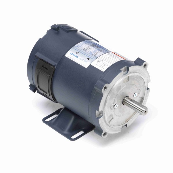 Leeson 108045.00 0.25 HP Низковольтный двигатель, 1800 об/мин, 12 В, корпус 56C, TENV