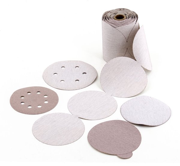 United Abrasives SAIT 37545 4S Premium бумажный диск из стеарата алюминиевого оксида для дерева и грунтованных поверхностей - Hook & Loop (8 отверстий) диаметр 5", зернистость 1200