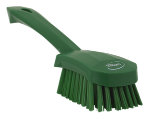 Щетка для чистки Vikan 41922 жесткая 10" ПП/ПЭТФ зеленая
