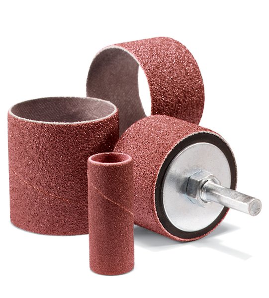 United Abrasives SAIT 42054 Алюмооксидные спиральные ленты (Длина 3" Диаметр 3" Зернистость 120 Макс. об/мин 3000)