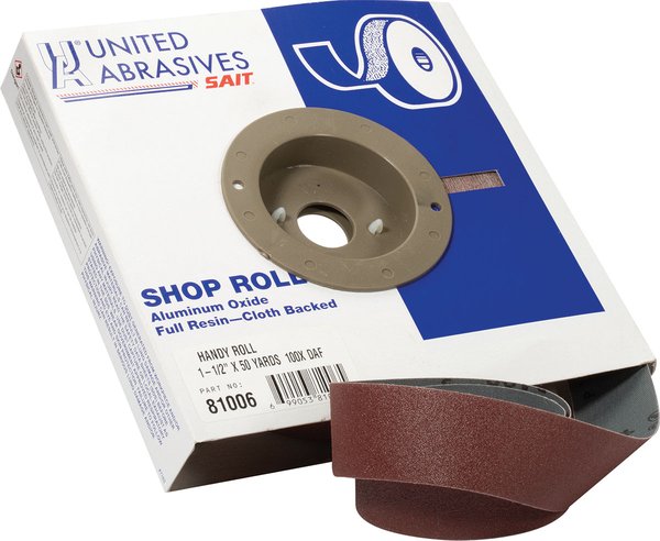 United Abrasives SAIT 81220 Рулонная шлифовальная лента Handy Roll DA-F (Ширина 50.8 мм, Длина 45.7 м, Зернистость 120)