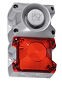 Pfannenberg 23311155055 PA X 1-05 115 AC RD 7035 5 Дж импульсная светозвуковая сигнальная лампа с 80-тональным 4-ступенчатым звуковым излучателем 100 дБ