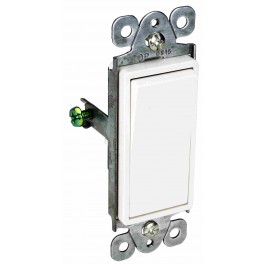 Выключатель качающийся Orbit DS15-W, 15A, 1-полюсный, белый