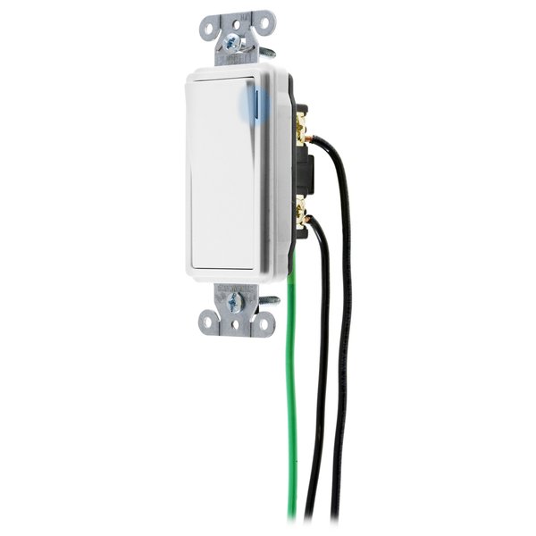 Выключатель декоративный Hubbell Wiring DSL120ILW SP 20A 120/277V ILW WL