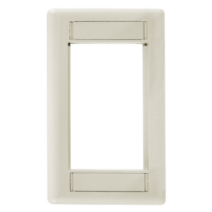 Hubbell Wiring IMF1OW Пластина рамки модуля iSTATION, 1 группа, 3U, Off-White