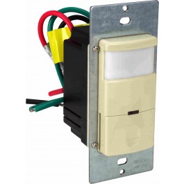 Орбитальный датчик движения OSD-S-2W-I OS однополюсный декоративный настенный PIR 1200 кв. футов, слоновая кость