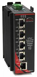 Red Lion Controls SLX-5EG-2SFP 5 портов неуправляемый 3GE RJ45 PoE + 2 порта GE SFP