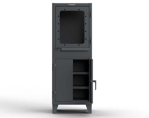 Шкаф промышленный StrongHold 26-CC-242-RK с выдвижной клавиатурой 26x24x66, 2 полки