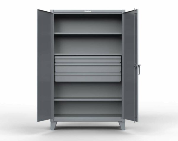 StrongHold 36-243-3DB промышленный шкаф с 3 выдвижными ящиками 36x24x72 3 полки
