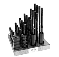 Набор Т-гаек и шпилек Te-Co 68204, размер шпильки M12 x 1.75, размер Т-образного паза стола 14,00 мм
