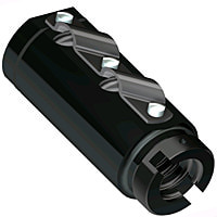 Шариковая гайка Thomson Linear 8107-448-046, 0.750 X 0.200 дюйма, правая резьба, круглая, динамическая нагрузка 1900 фунт-сил, резьба 1.250-18 UNEF V-образная, с фиксатором нагрузки