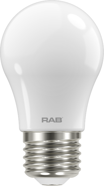 Лампа RAB A15-4-E26-827-F-F Filament A15 4.3W 40EQ 450LM E26 CRI80 2700K Dim FRO матовая