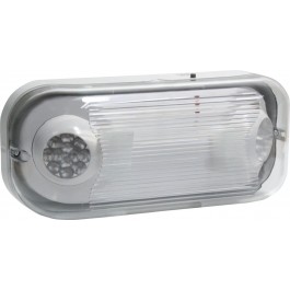 Orbit EL2H-WP-LED-B ДВУХГОЛОВЧАТЫЙ СВЕТОДИОДНЫЙ АВАРИЙНЫЙ СВЕТИЛЬНИК ДЛЯ ВЛАЖНЫХ ПОМЕЩЕНИЙ, ЧЕРНЫЙ КОРПУС