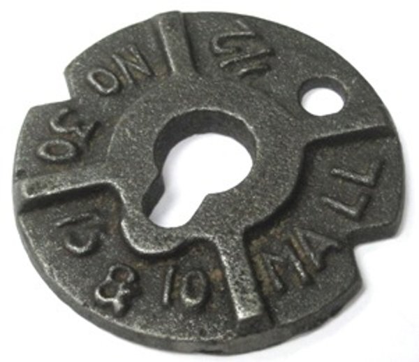 Шайба из ковкого чугуна 1/2", железо, чистая отделка MRO Supply 1/2" Шайба из ковкого чугуна, железо, чистая отделка
