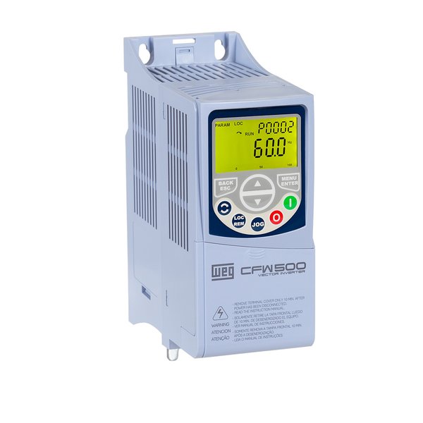 Преобразователь частоты WEG CFW500A04P3B2NB20G2, однофазный/трехфазный, 200-240 В, без фильтра, 4,3 А, IP20
