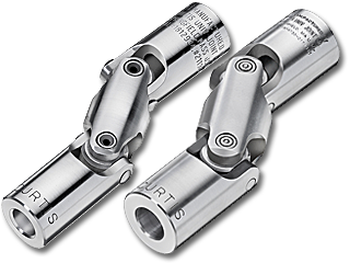 Curtis CJ644DB Наружный диаметр: 3/4" двойной шарнир из легированной стали с ступицами, расточенными на 1/2 от наружного диаметра