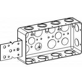 Orbit DHB-4-B 4-G вытяжная монтажная коробка с кронштейном B, глубина 2-1/8 дюйма