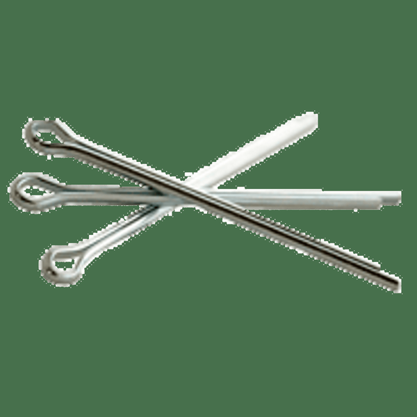 Шплинт 3/8" x 3 1/2" с удлиненным прямым концом, квадратный срез, сталь, цинковое покрытие CR+3
