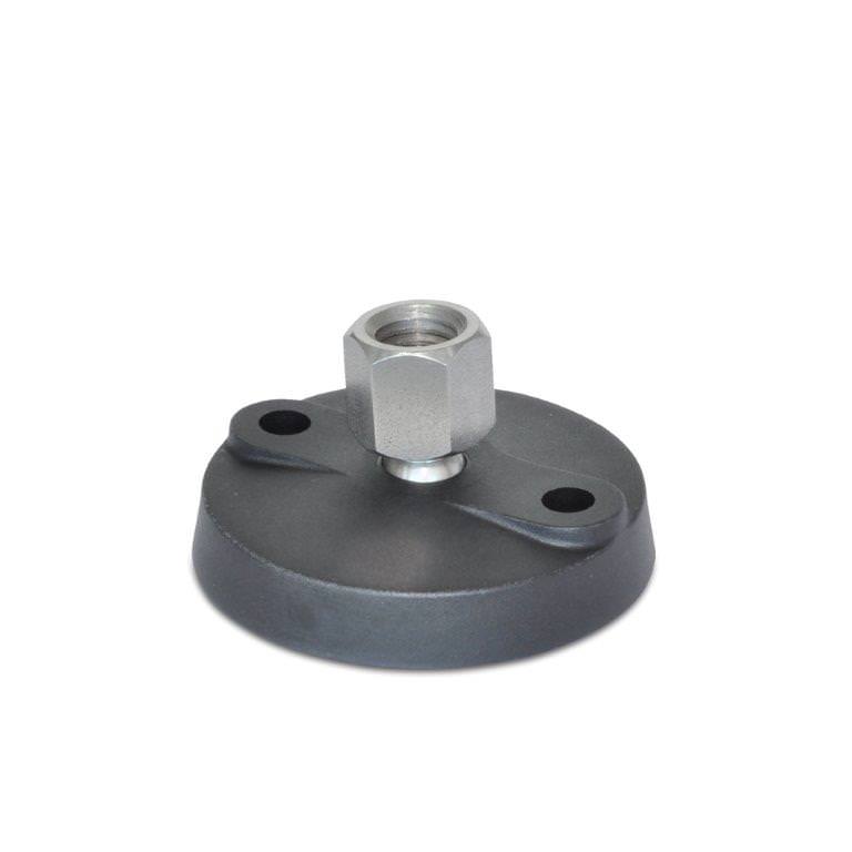 JWWINCO 10TWP7 WN9000.1-1.97-5/8X11-A Нейлоновый установочный винт с нивелирующим основанием, нержавеющая сталь/нейлон, резьба: 5/8-11"