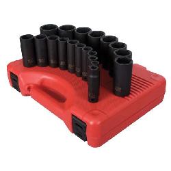 Набор ударных головок Sunex Tools 2641 19шт 1/2" Dr. SAE глубокие
