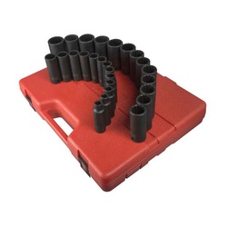 Sunex Tools 2827 26 шт. 1/2″ Dr 12 углов метрический глубокий набор (10-36 мм)